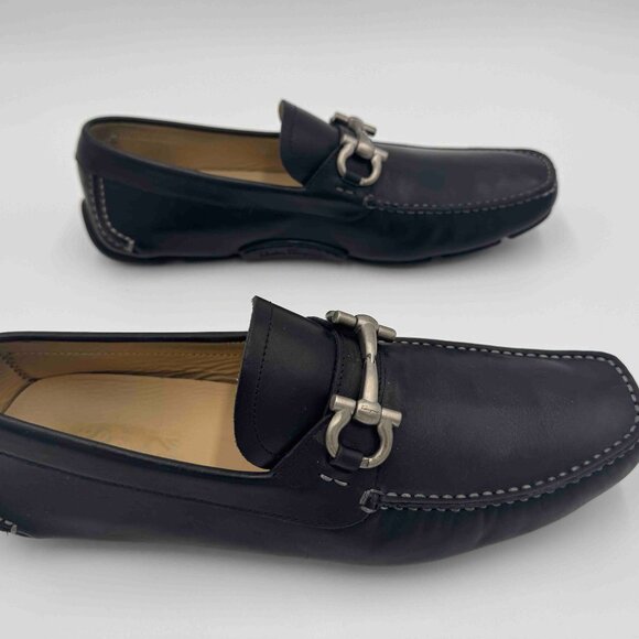 Salvatore Ferragamo Pargi Black Leather Size 7 main image 7